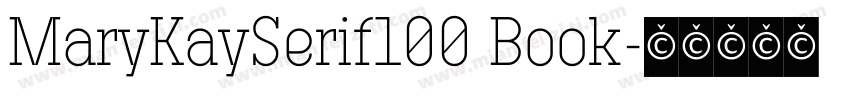 MaryKaySerif100 Book字体转换